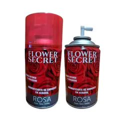 FLOWER SECRET - Aromatizante Desodorante Ambiental recarga 300ml ROSAS