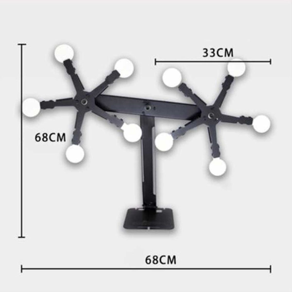 GENERICO - Blancos De Tiro De Acero Giratorio