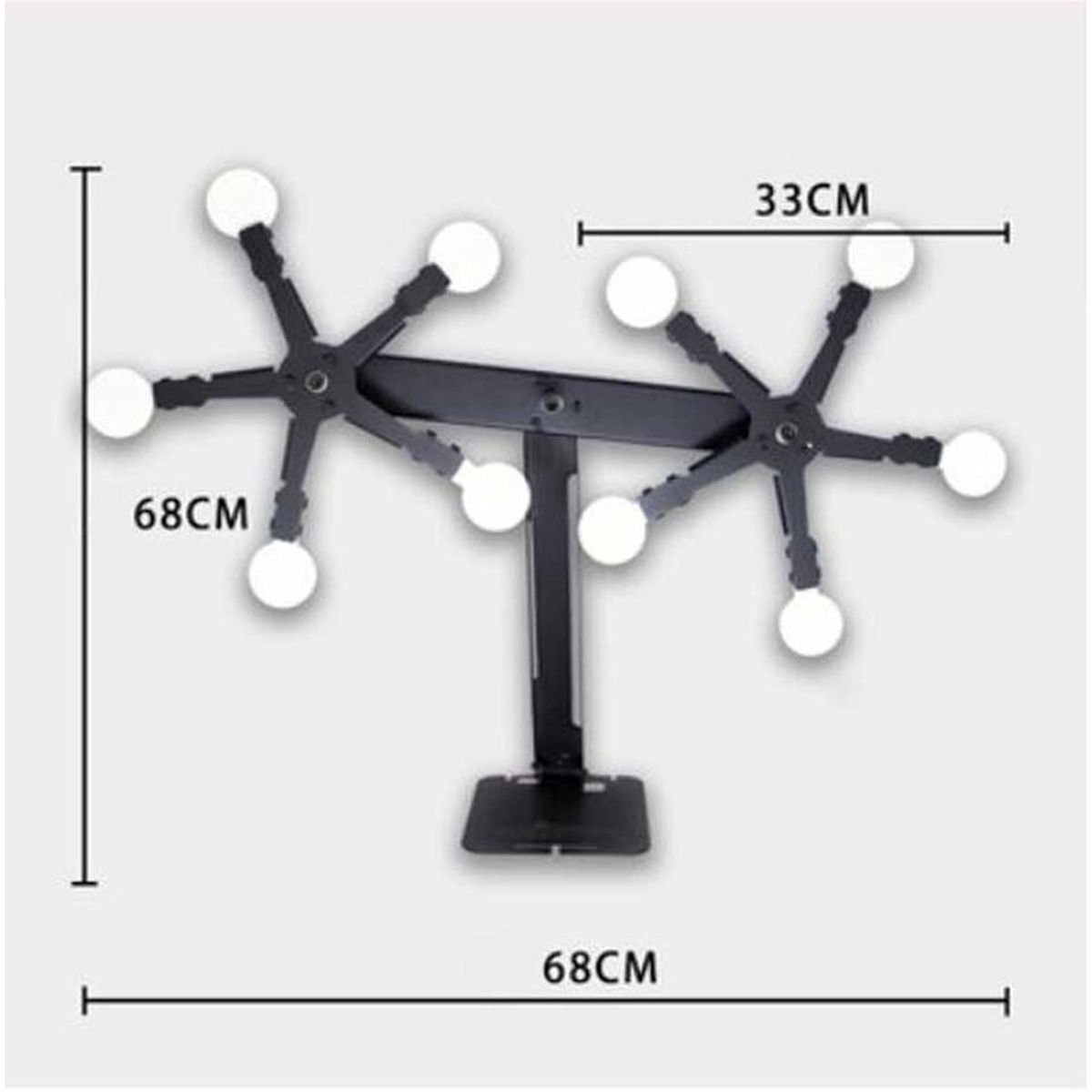 GENERICO - Blancos De Tiro De Acero Giratorio