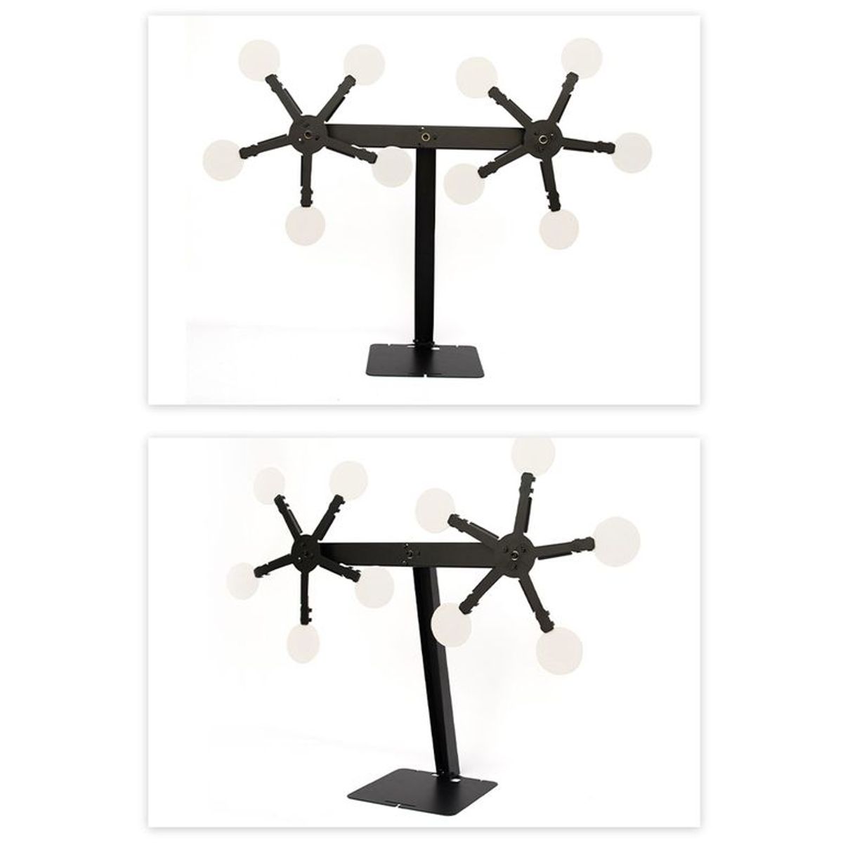 GENERICO - Blancos De Tiro De Acero Giratorio