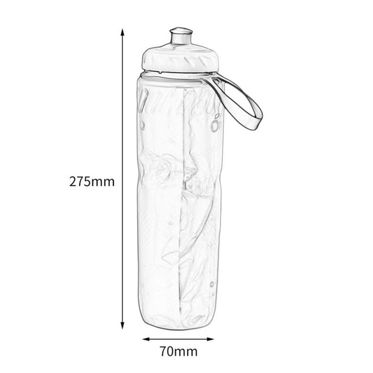 GENERICO - Botella Caramayola Para Bicicleta Verde
