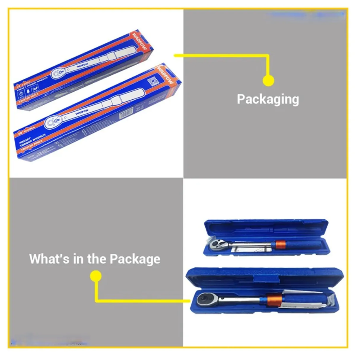 WADFOW - Llave De Torque Torquimetro Dinamometrica 5-25nm 14 Wadfow