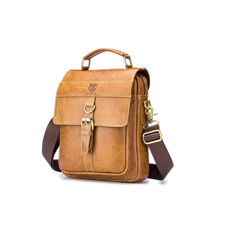 GENERICO - Bolso de cuero hombro Bullcaptain modelo Djb 302 tablet