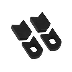 GENERICO - Cubre Biela De Silicona Para Bicicleta Negro