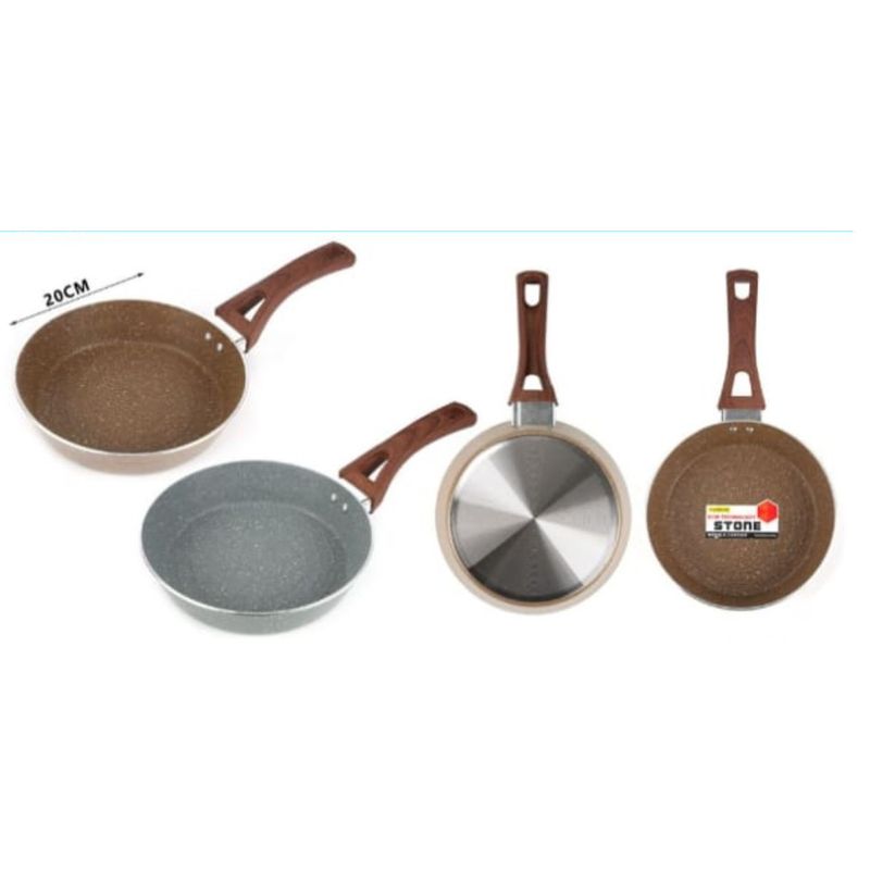 GENERICO - Sarten Antihaderente Para La Cocina 20 Cm Redondo