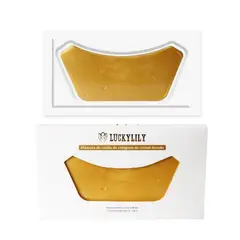 GENERICO - Set 5 Máscaras Cuello Colágeno Cristal Dorado – Eleva y Reafirma”