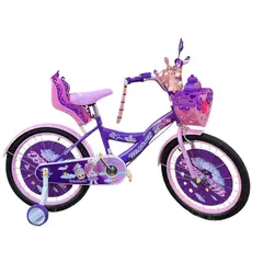GENERICO - Bicicleta Infantil Ruedas de Seguridad Aro 20 Niña Morada