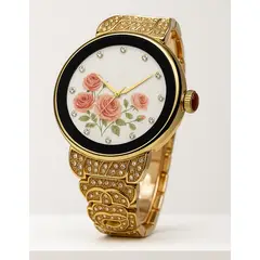 GENERICO - Smartwatch Dama Lujo Pulsera Acero con Diamantes Larga Duración