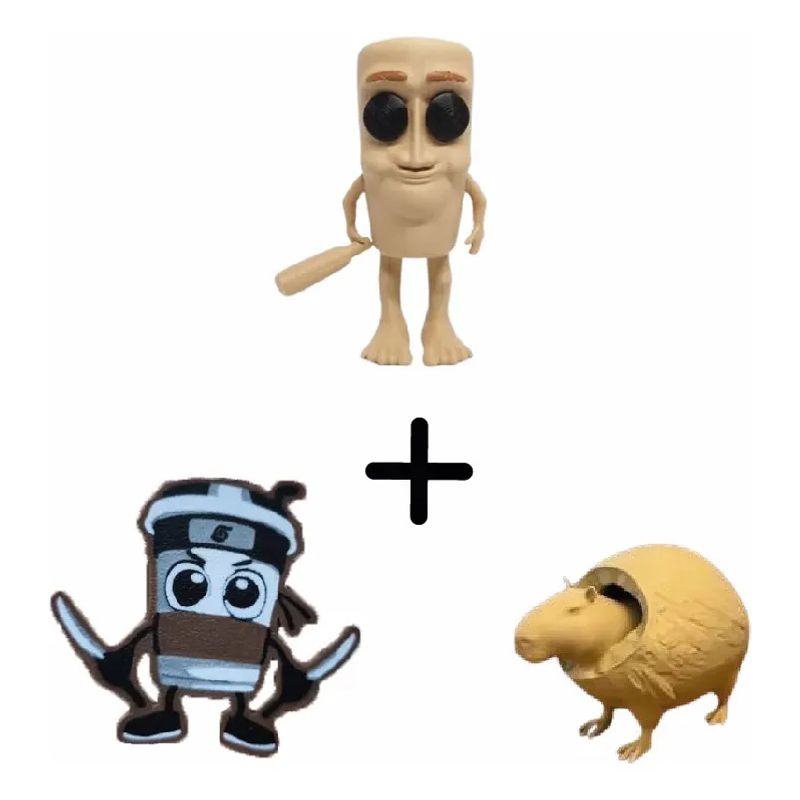 GENERICO - Juguete Capuchino Asesino - Tung Tung Sahur - Burbaloni Loliloli