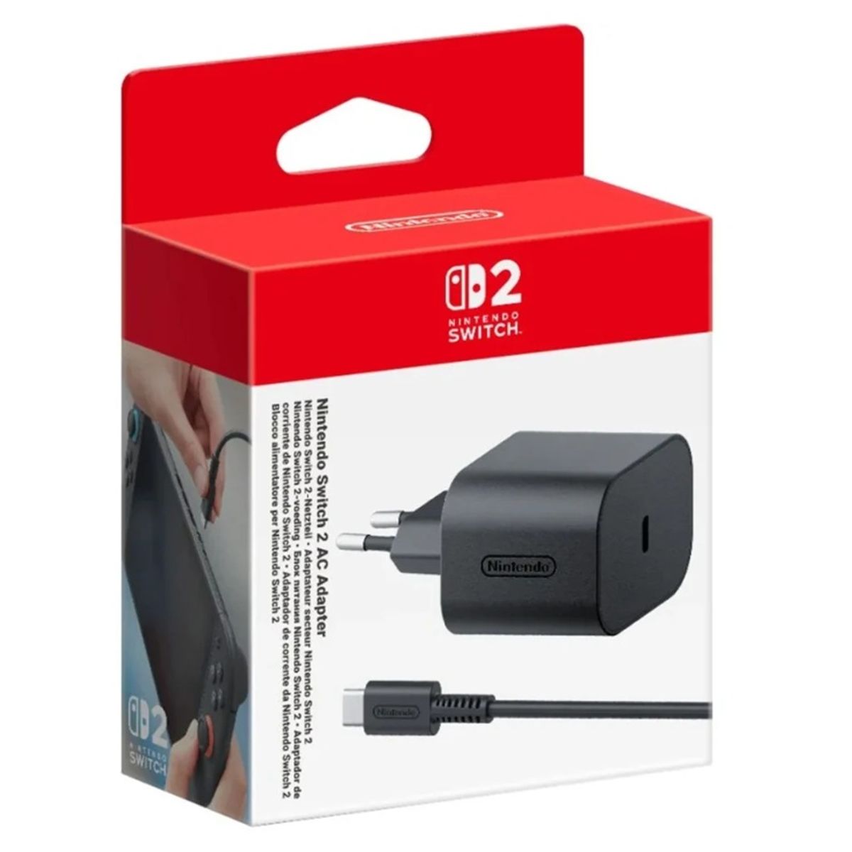 NINTENDO - Cargador Original De Nintendo Switch 2