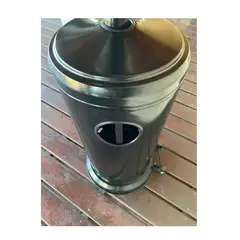 GENERICO - Estufa De Exterior Alta 223cm Color Negro