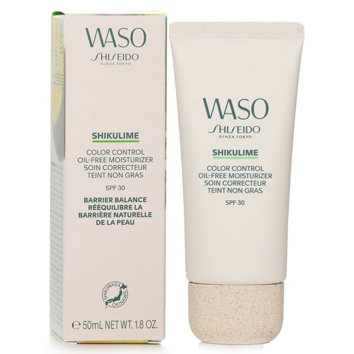 SHISEIDO - Hidratante Color Control Waso Shikulime SPF30 - Shiseido