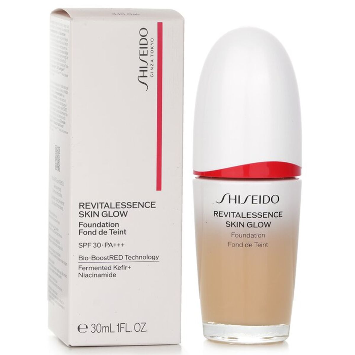 SHISEIDO - Base Revitalessence Skin Glow SPF30 340 Oak - Shiseido