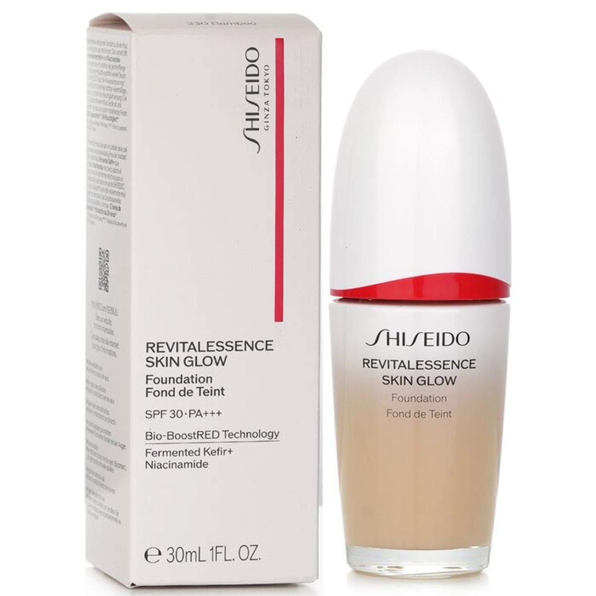 SHISEIDO - Base Revitalessence Skin Glow SPF30 330 Bamboo - Shiseido
