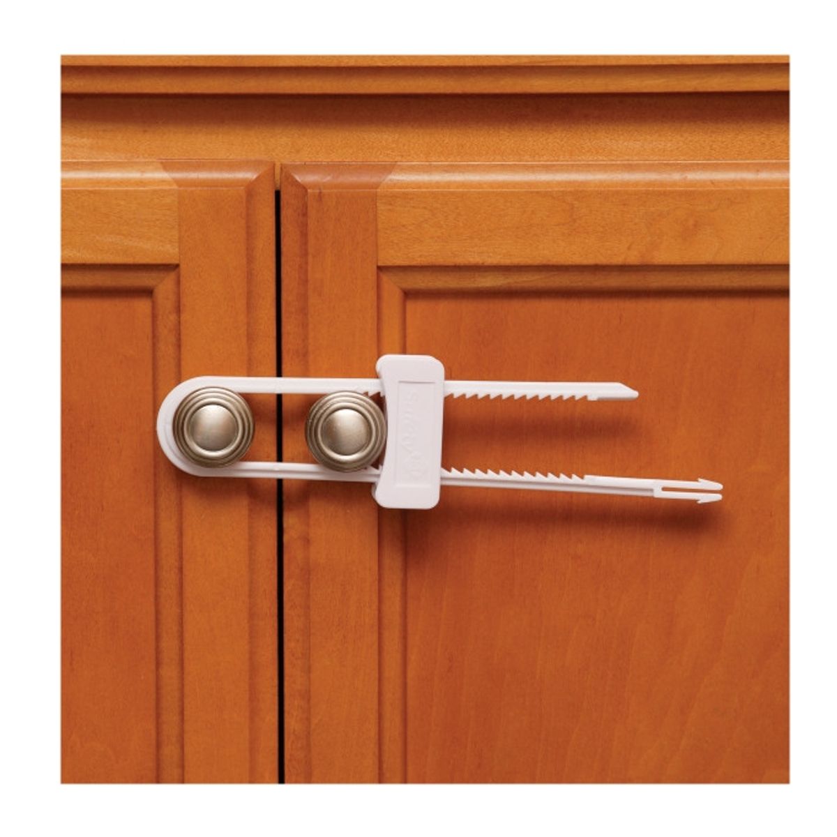 SAFETY 1ST - Set 2 Seguros para puertas de armarios módelo rígido sierra