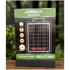 GENERICO - Panel Solar Portátil 30W Carga Múltiple para Smartphones Lámparas