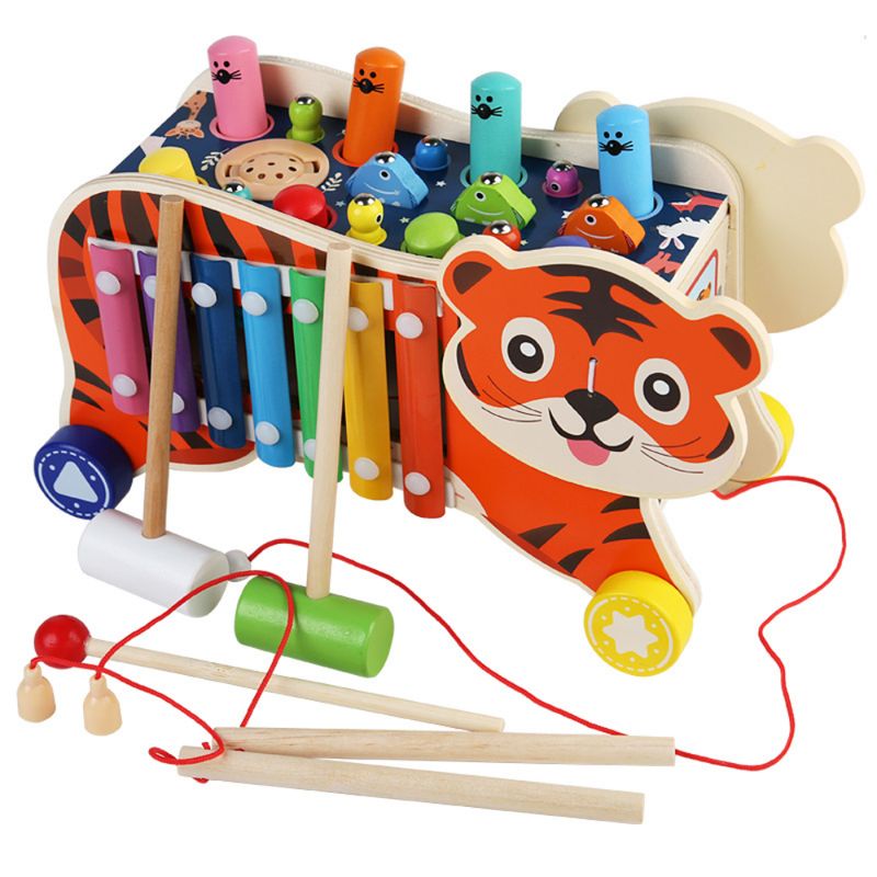 ABC - Pega al topo juego Montessori y Multifuncional para Niños