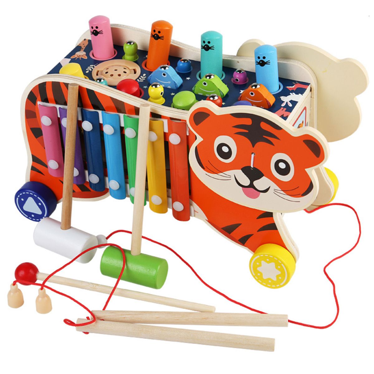 ABC - Pega al topo juego Montessori y Multifuncional para Niños