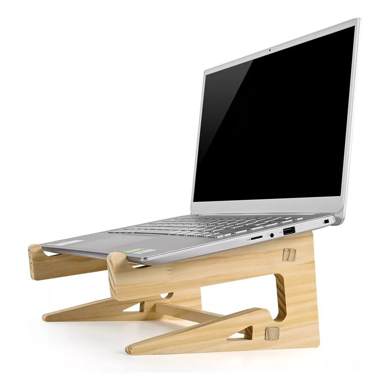 EDWINAYY - Soporte Portatil Madera Plegable Para Notebook Tablet
