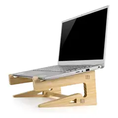 EDWINAYY - Soporte Portatil Madera Plegable Para Notebook Tablet