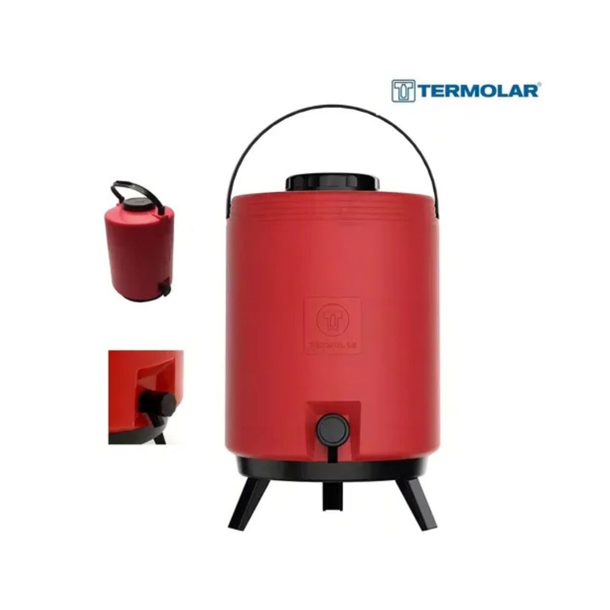 GENERICO - Botella térmica termolar Maxitermo 12 L roja