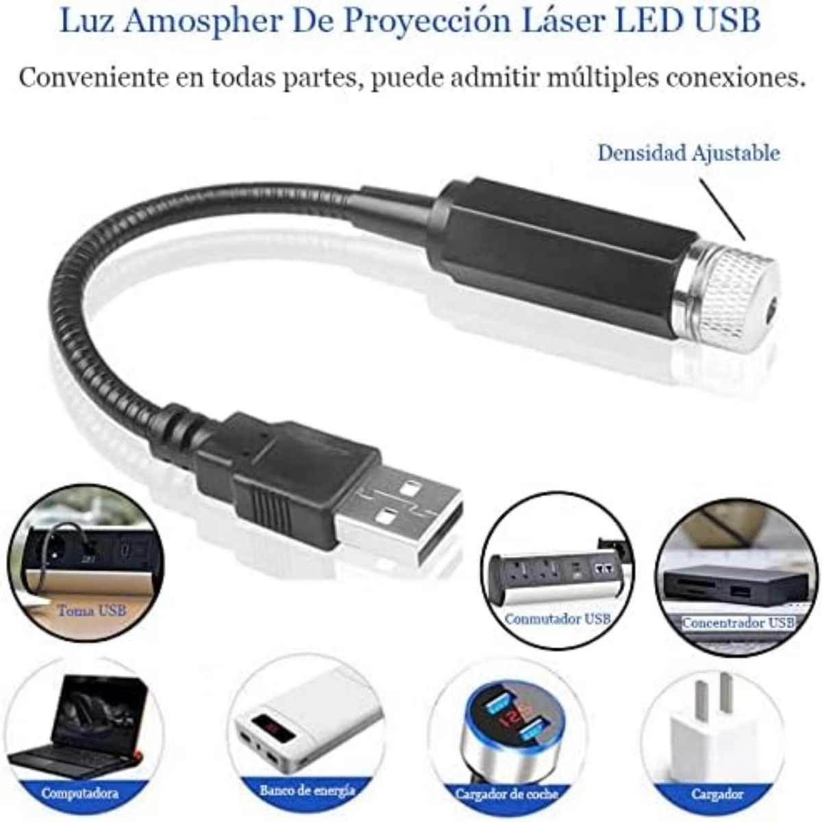 LELOX - Led Luz Piso Interior Auto de Aluminio（Púrpura）