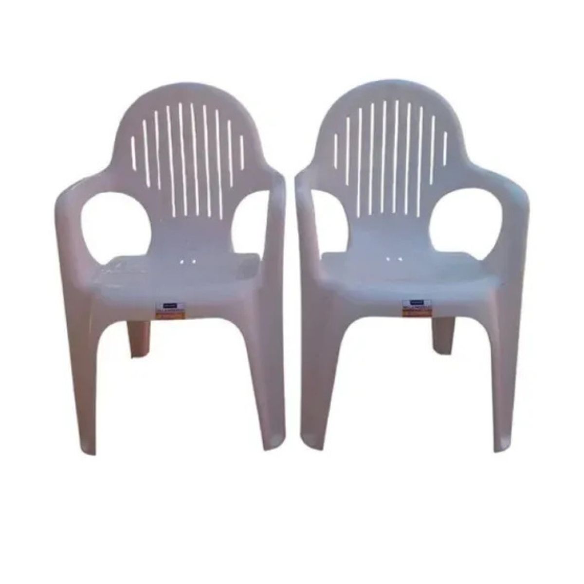 GENERICO - Sillas Mauvic 2 Uds Mod España, Apilables, Color Terraza