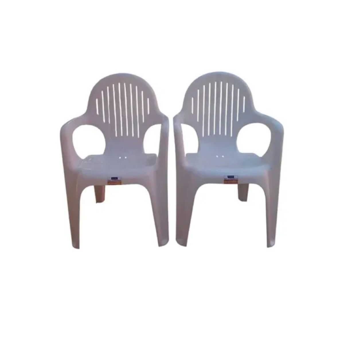 GENERICO - Sillas Mauvic 2 Uds Mod España, Apilables, Color Terraza