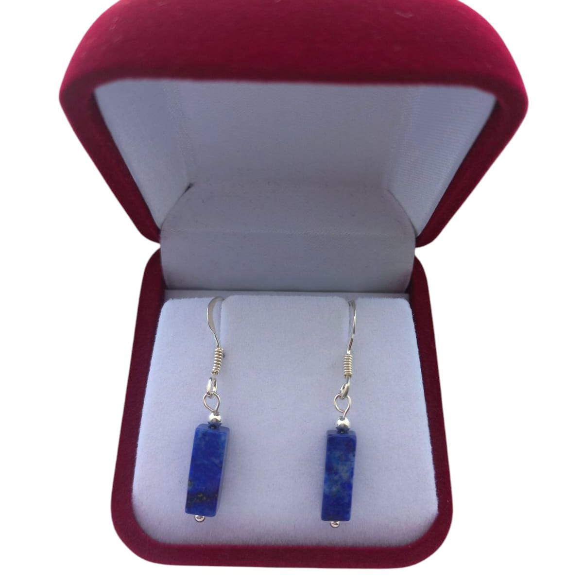 GENERICO - Aros Lapislázuli largos