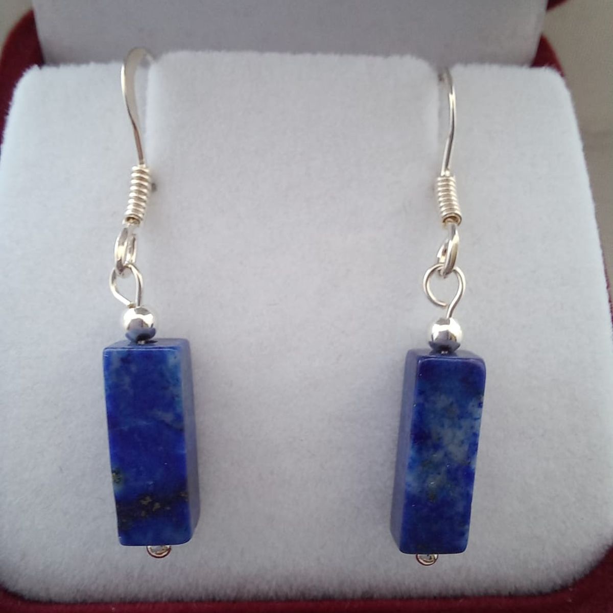 GENERICO - Aros Lapislázuli largos