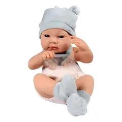 GENERICO - Muñeca bebé realista niña infantil babydoll celeste
