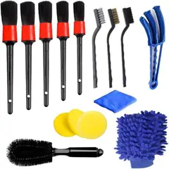 LELOX - 15 Piezas Kit de Limpieza de Coche