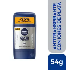 NIVEA - MEN Antitranspirante Silver Protect en Barra