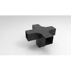 GENERICO - KIT DE PÉRGOLAS Y TERRAZAS MADERAS DE 4x4 95x95mm DE 9X3 METROS