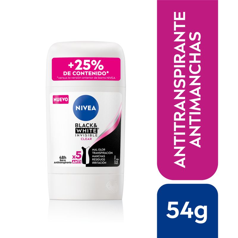 NIVEA - NIVEA Antitranspirante para mujer en Barra 54g