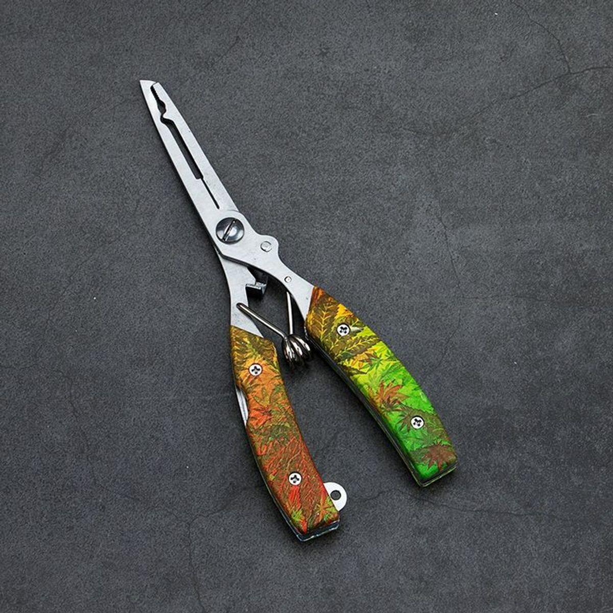 GENERICO - Alicate De Pesca Multifuncional Hoja Verde