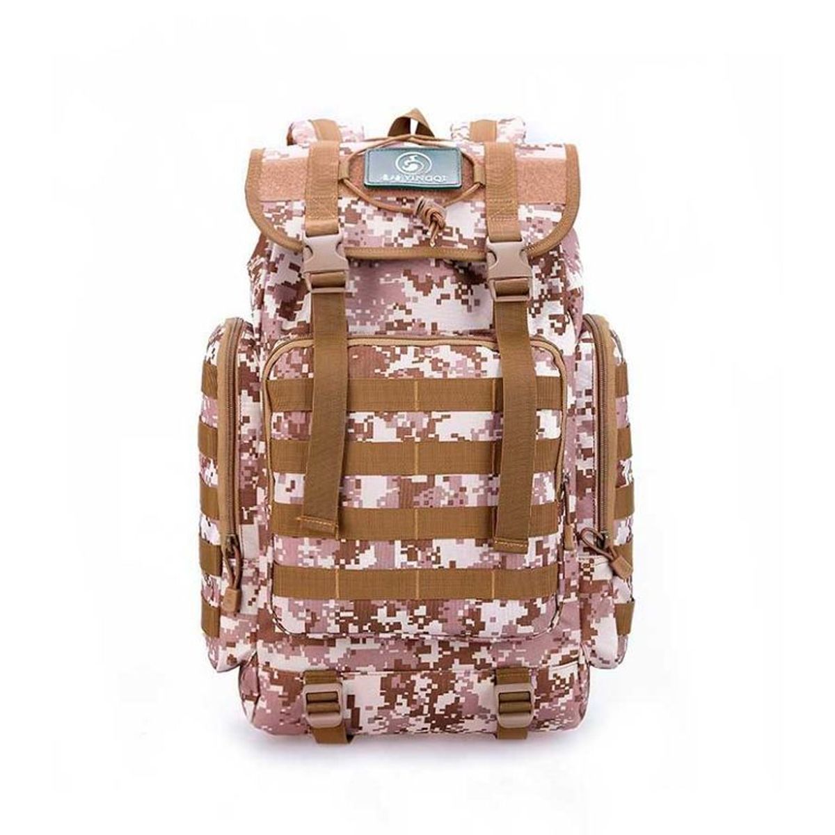 GENERICO - Mochila Trekking Militar 40 Litros Acu Desierto