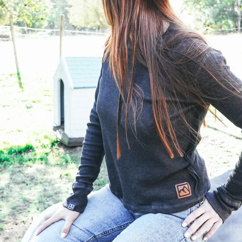 SENDERO - polera Kansas manga larga