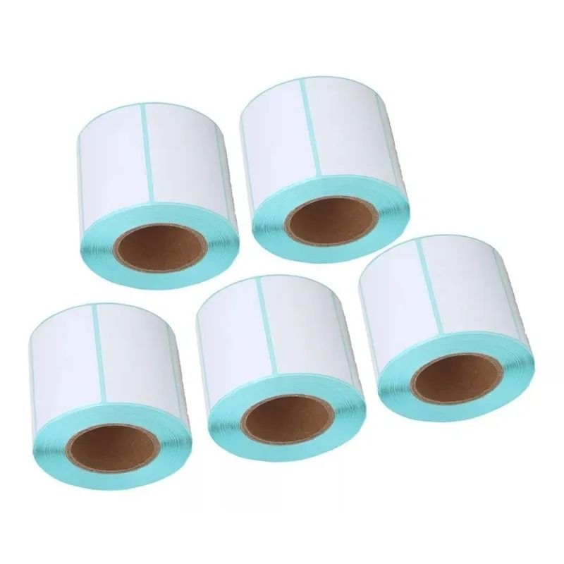 GENERICO - Pack X5 Rollo Etiquetas Termicas Etiqueta Autoadhesiva 40x30