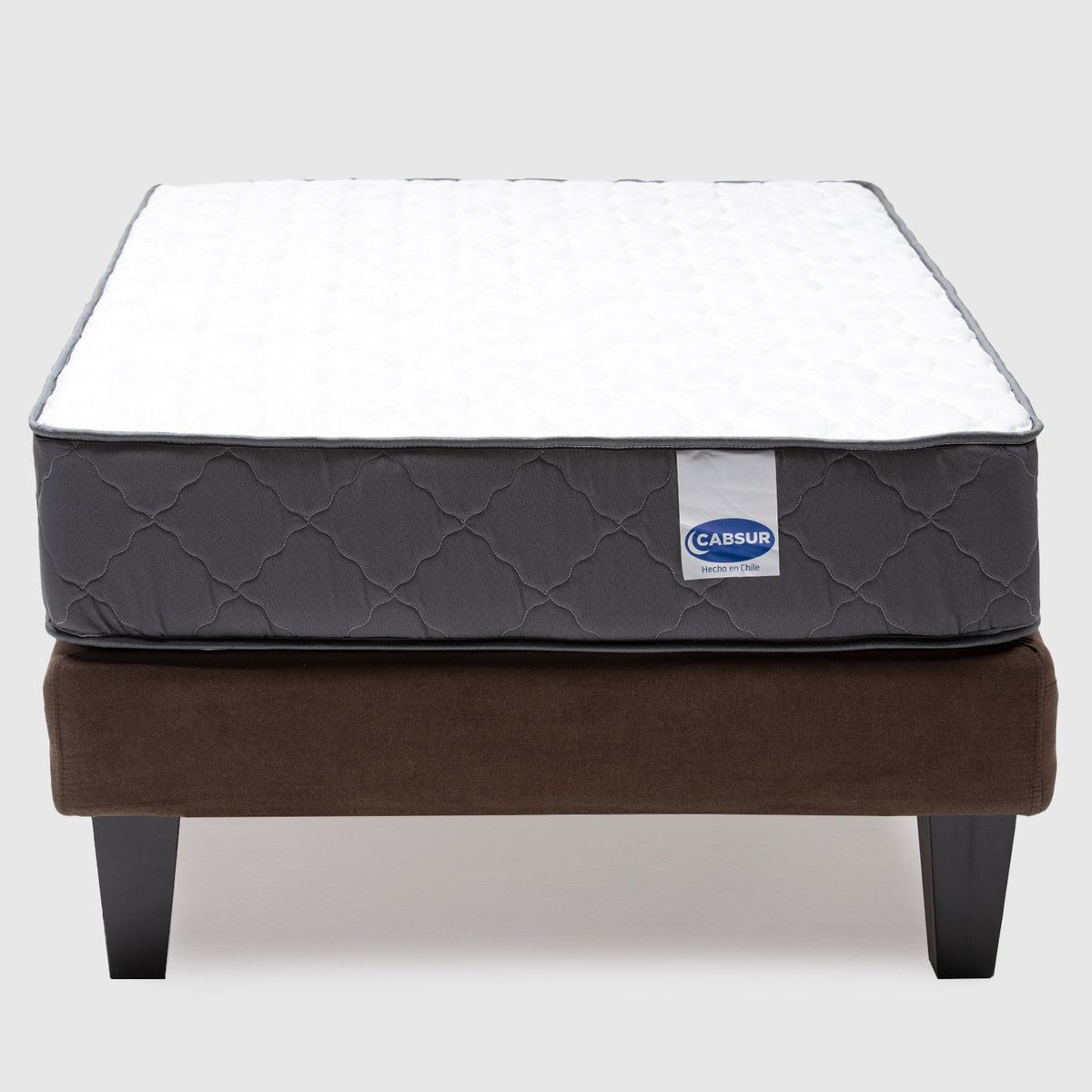 CABSUR - CAMA EUROPEA MAX 1,5 PLAZA CHOCOLATE