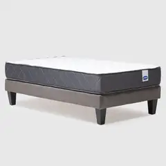 CABSUR - CAMA EUROPEA MAX 1 PLAZA GRIS