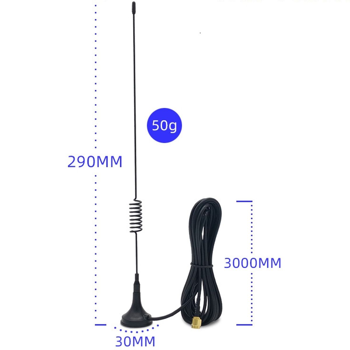 GENERICO - Antena con ventosa pequeña