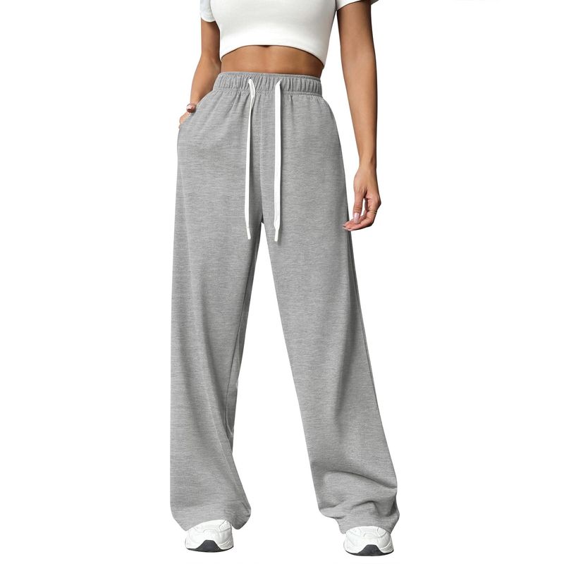 BLWOENS - Pantalones largos para mujeres - Gris