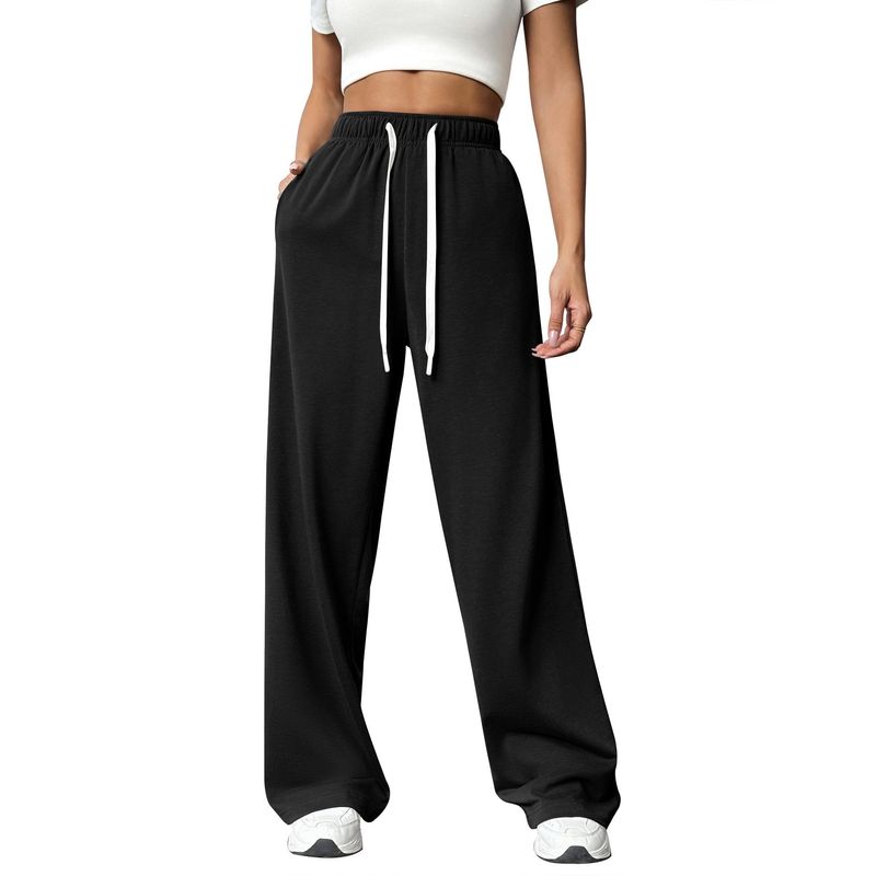 BLWOENS - Pantalones largos para mujeres - Negro