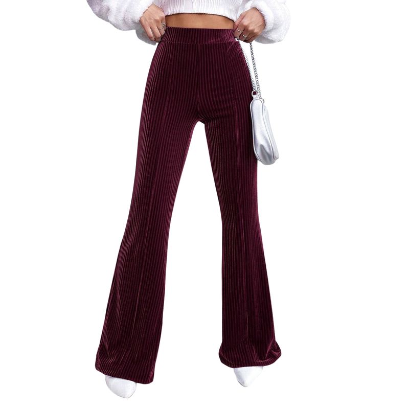 BLWOENS - Pantalones largos para mujeres - Rojo
