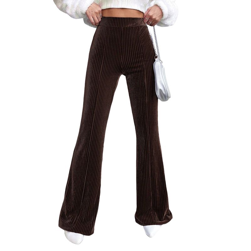 BLWOENS - Pantalones largos para mujeres - Marrón