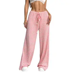 BLWOENS - Pantalones largos para mujeres - Rosa
