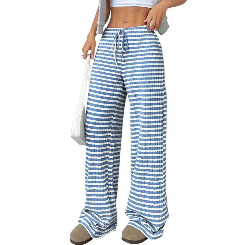 BLWOENS - Pantalones largos para mujeres - Azul