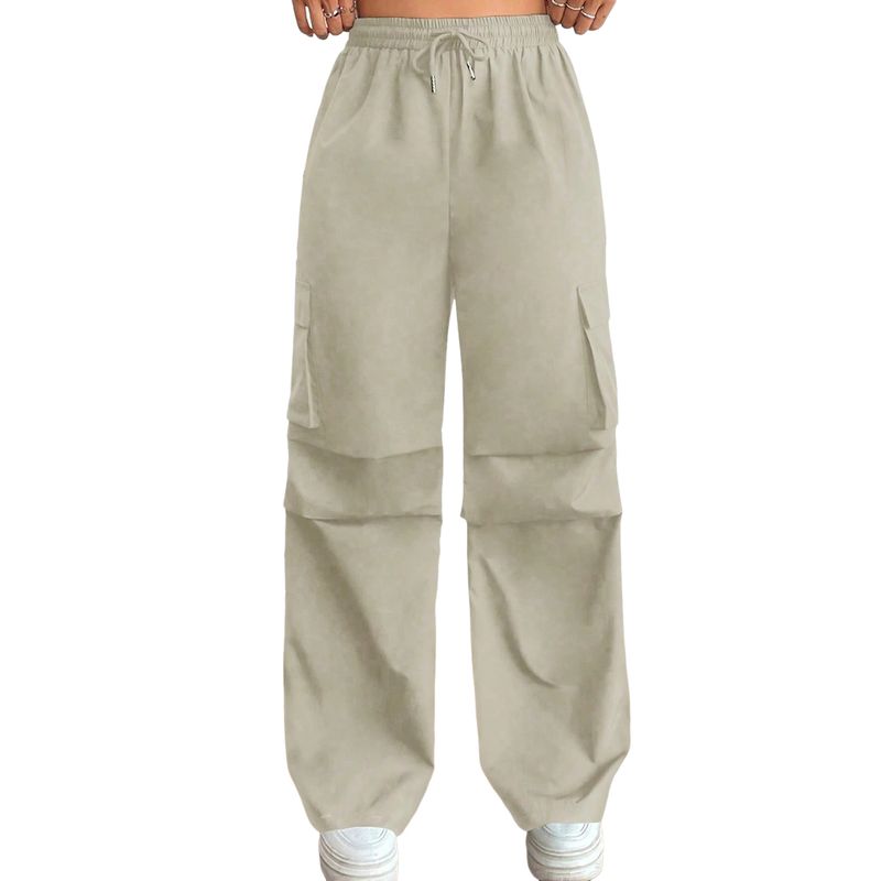 BLWOENS - Pantalones largos para mujeres - Beige