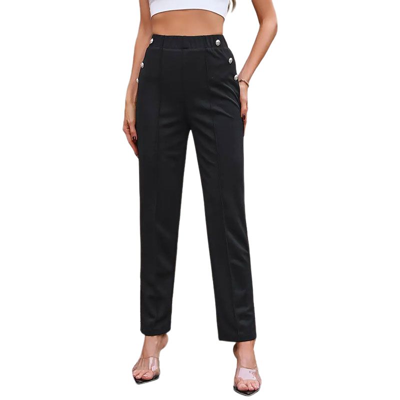 BLWOENS - Pantalones largos para mujeres - Negro